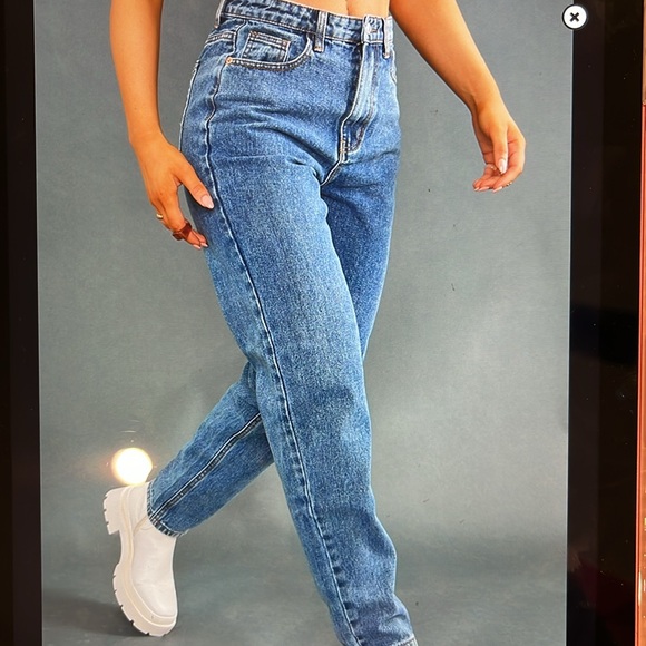 PLT Vintage wash MOM jeans Size 8 us et taille EU 40 - Picture 1 of 4